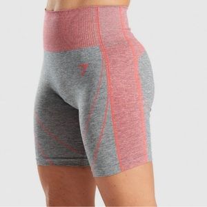 Gymshark Hyper Amplify Orange and Grey - Size M - No Pilling - High Waisted